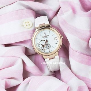 Montres Company 香港註冊公司(32年老店) 卡西歐 CASIO SHEEN 真皮錶帶 50米防水 SHB SHB200 SHB200CGL SHB-200 SHB-200CGL SHB-200CGL-7 SHB-200CGL-7A 白玫瑰金色 有現貨64211780688130110