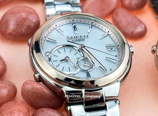 Montres Company 香港註冊公司(32年老店) 卡西歐 CASIO SHEEN 不鏽鋼錶帶 不鏽鋼 50米防水 SHB SHB200 SHB200SG SHB-200 SHB-200SG SHB-200SG-7 SHB-200SG-7A 銀玫瑰金色 有現貨64211357830018110