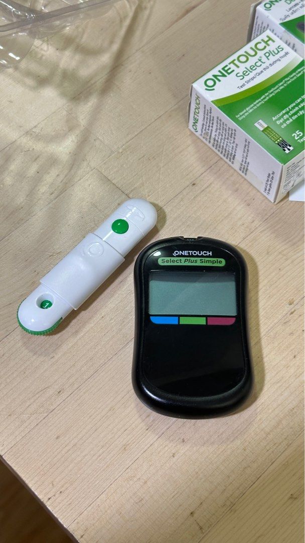OneTouch Select Plus Simple Blood Glucose Meter (Category: Health Monitors & Weighing Scales) located in Valenzuela. Submitted by neeer (Listing ID 1397148635, Image 2). Description: FOR SALE One Touch Blood Glucose Monitoring System Good as Brand New , complete w/ box and receipt with 15pcs test strips + 15pcs lancets RFS: Duplicate Device Location: Paso De Blas, Valenzuela City MOP: Gcash / Bank transfer Delivery via Lalamove or J&T Original Pr