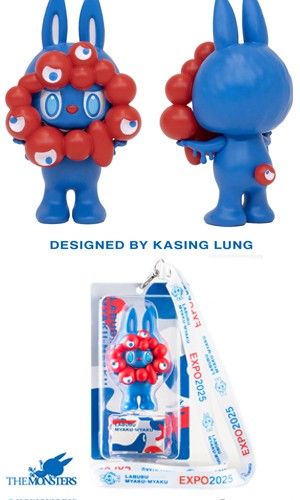 Order限量生產掛件大阪世博LABUBU MYAKU-MYAKU 脈脈Japan kasing