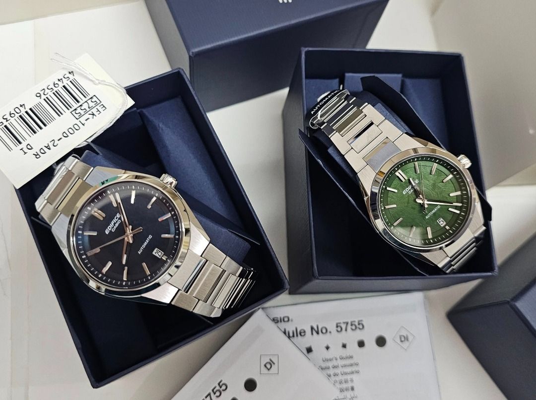 ORIGINAL Casio Edifice EFK100D Series Watch (Category: Men's Watches) located in Manila. Submitted by leilarin28 (Listing ID 1397067698, Image 1). Description: NEW STOCK!!! TUMAAS po Sa mga naghahanap ng AUTOMATIC PHP: 14,990 each 101% ORIGINAL Casio Edifice EFK100D Series Sapphire Crystal Approx 40mm money back if fake Disclaimer: We are not affiliated with any of the brands featured in this page. Copyrights and registered trademarks are reserve