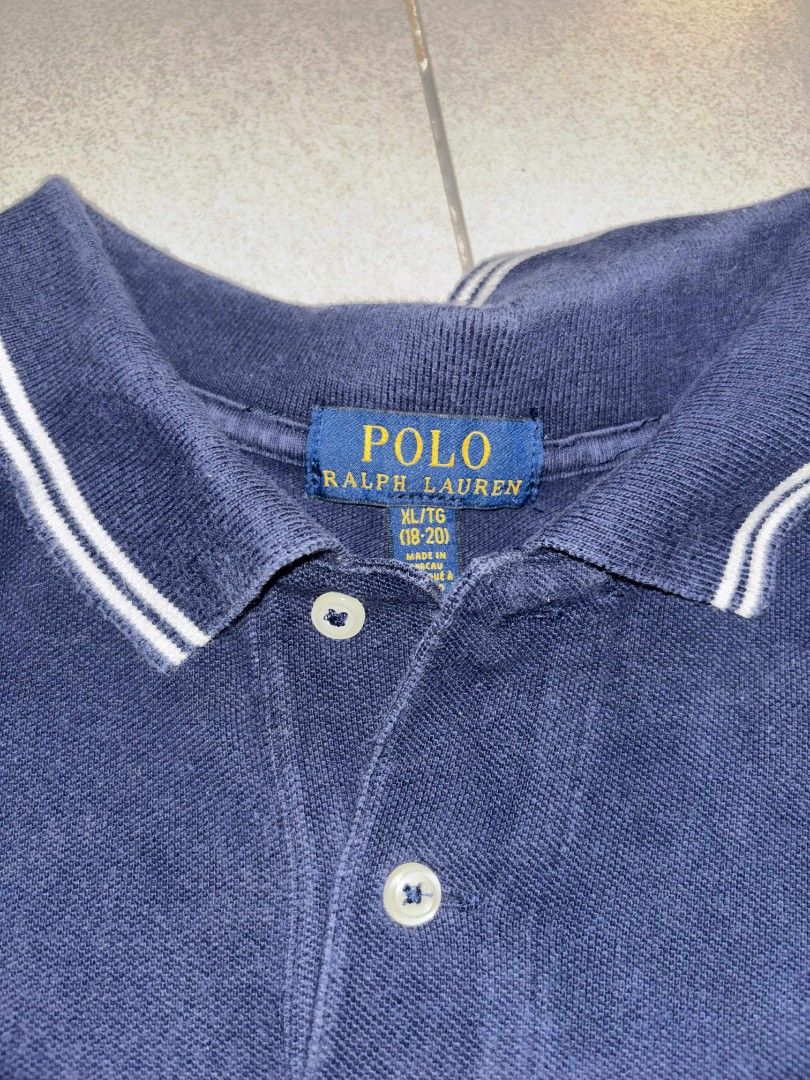 Polo Ralph Lauren Striped Polo (Category: Tshirts & Polo Shirts ) located in Naga. Submitted by woojj (Listing ID 1397036095, Image 2). Description: - Polo Ralph Lauren polo shirt - never been used (na tambak lang) - 10/10 condition - Size: M - Made in Macau - 350 plus sf - pm if interested.