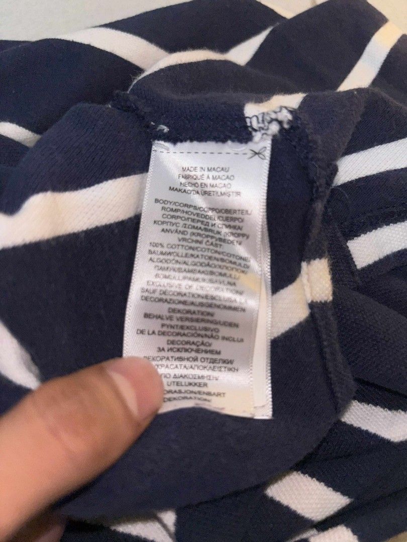 Polo Ralph Lauren Striped Polo (Category: Tshirts & Polo Shirts ) located in Naga. Submitted by woojj (Listing ID 1397036095, Image 3). Description: - Polo Ralph Lauren polo shirt - never been used (na tambak lang) - 10/10 condition - Size: M - Made in Macau - 350 plus sf - pm if interested.