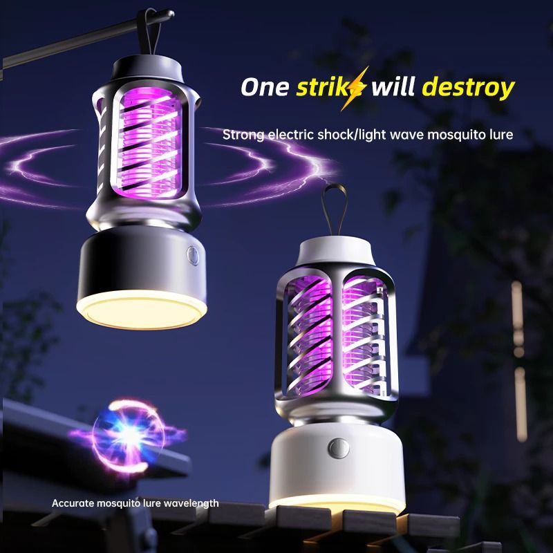 Portable Outdoor Camping Mosquito Killer Lamp | USB Rechargeable ...