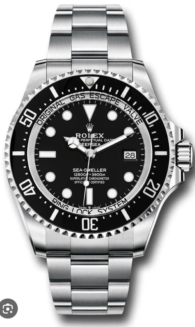 Rolex Sea-Dweller Deepsea Watch (Category: Luxury Watches) located in Quezon City. Submitted by kthegreat (Listing ID 1397178077, Image 2). Description: FS ROLEX SEA DWELLER Deep-sea Model no. 136660 44mm 2024 BRAND NEW Complete with box, warranty card 720k.