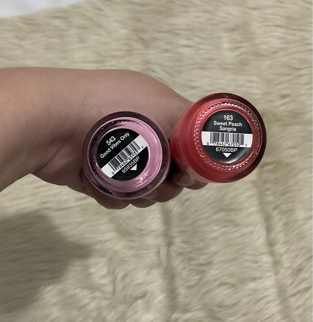 Salon Perfect Nail Lacquer Nail Polish Bundle (Category: Hands & Nails) located in Caloocan City. Submitted by de_clothur (Listing ID 1397051779, Image 2). Description: Please read before making an offer😊 💅all nail polishes bottle are cleaned to avoid difficulty on opening and drying out 💅but for the rest, the nail polishes is still good condition and watery consistency like a new nail polish 💅 take consideration of its original prices, these