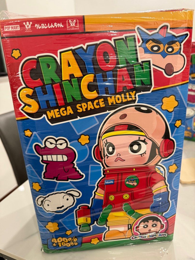 Slight Damaged box confirmed Crayon Shinchan design Space Molly 400%