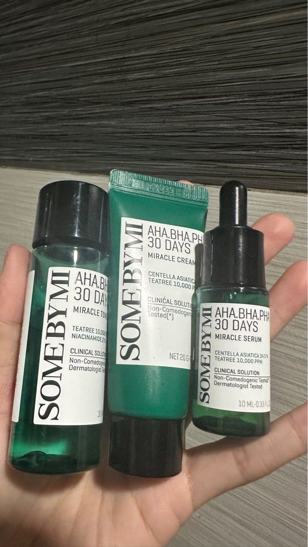 Some by mi (starter kit without the soap) (Category: Face Care) located in Baguio. Submitted by emarielai (Listing ID 1397081647, Image 2). Description: 95% full.