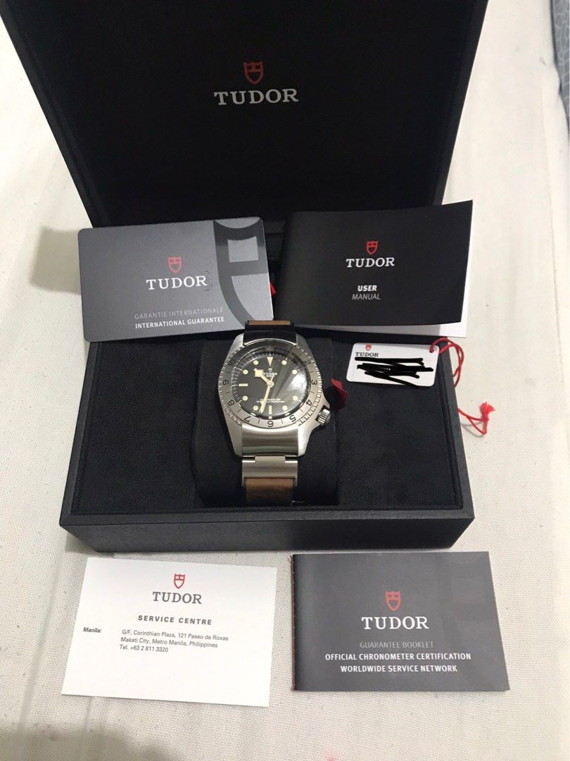 Tudor Black Bay P01 Automatic Watch (Category: Luxury Watches) located in Manila. Submitted by elutpogi (Listing ID 1397150165, Image 2). Description: For sale/swap- 2021 Tudor Black Bay P01 Automatic Locally purchased Seldom used Like brandnew Complete with card, box and OR from original purchased Case 42 mm steel case with satin finish Waterproofness Waterproofness Waterproof to 200 m (660 ft) Bezel Bezel 60-notch, 12-hour graduated steel bidir