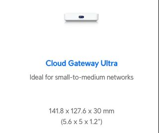 Unifi Cloud Gateway Fiber / Max / Ultra 商業網絡系統