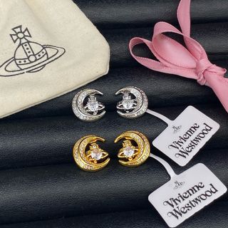 Vivienne Westwood earrings 西太後月亮星球耳環outlet64197115834627110