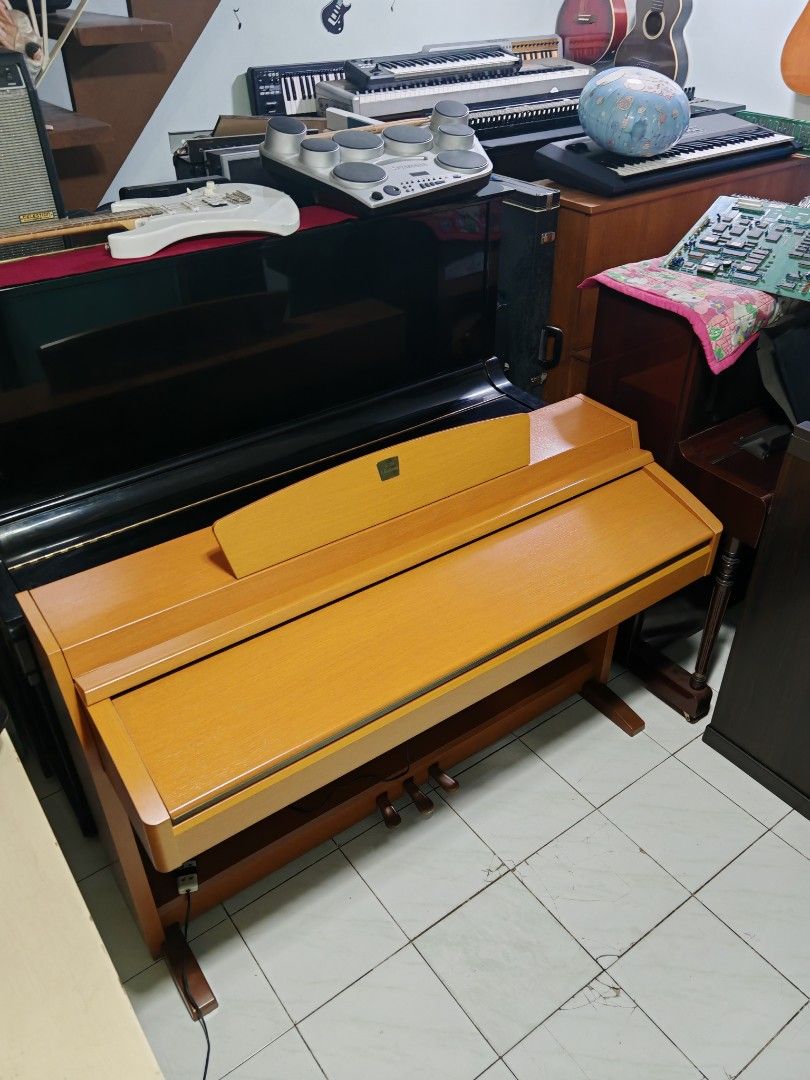 Yamaha clavinova digital piano (Category: Musical Instruments) located in Paranaque City. Submitted by yourhonorvoy (Listing ID 1397051545, Image 2). Description: Yamaha clavinova clp230 digital piano 45k only With transformer (220v) With piano bench Mint condition 😁Fresh internal 😍Wala issue sa tunog, touch at electronics. lahat gumagana 😍With parts available, nothing to worry incase masiraan.. 😀Jackpot makaka avail neto 😱Uupuan nalang(gas 