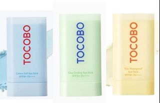【10月韓國代購】TOCOBO 純素輕盈乾爽防曬棒/積雪草清涼防曬棒/維他命防水防曬棒 SPF50+ PA++++64197763832577110