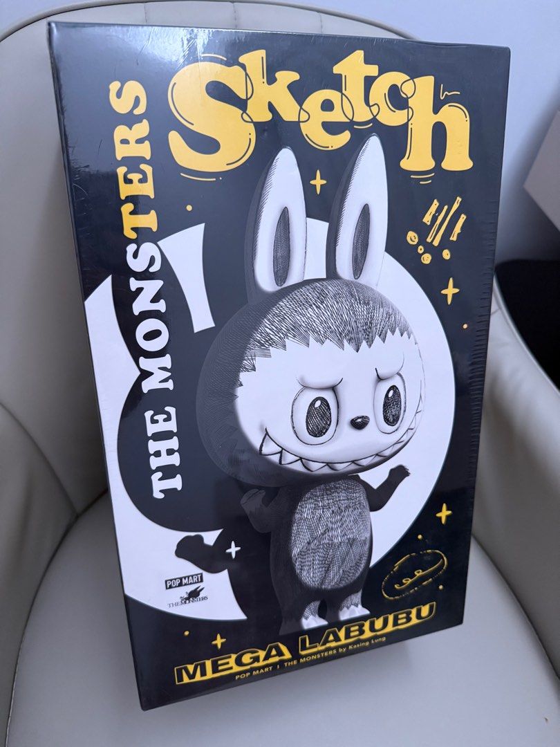 【新品未開封】MEGA LABUBU スケッチフィギュア 400% POPMART MEGA LABUBU 400% SKETCH ラブブ 未開封 新品未開封 MEGA