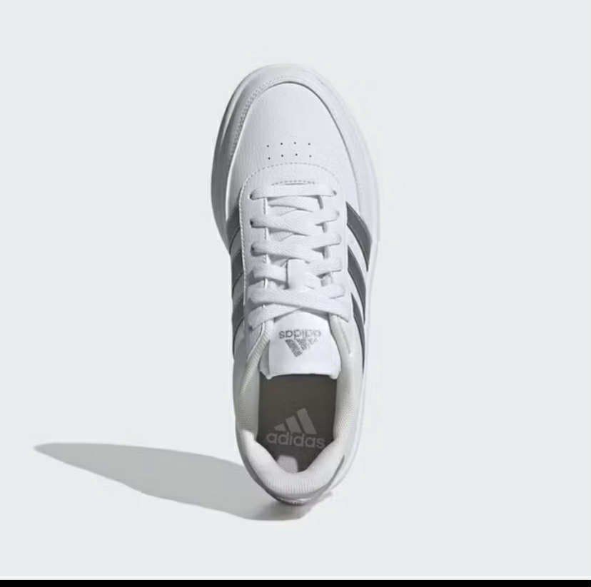 ORIGINAL Adidas silver rubber shoes sneakers (Category: Sneakers) located in Pasig City. Submitted by skydecluttering (Listing ID 1397385209, Image 2). Description: USED ONCE ONLY bought for ₱3,500 WITH ORIG BOX needs a wash Can fit size 6.5-7.