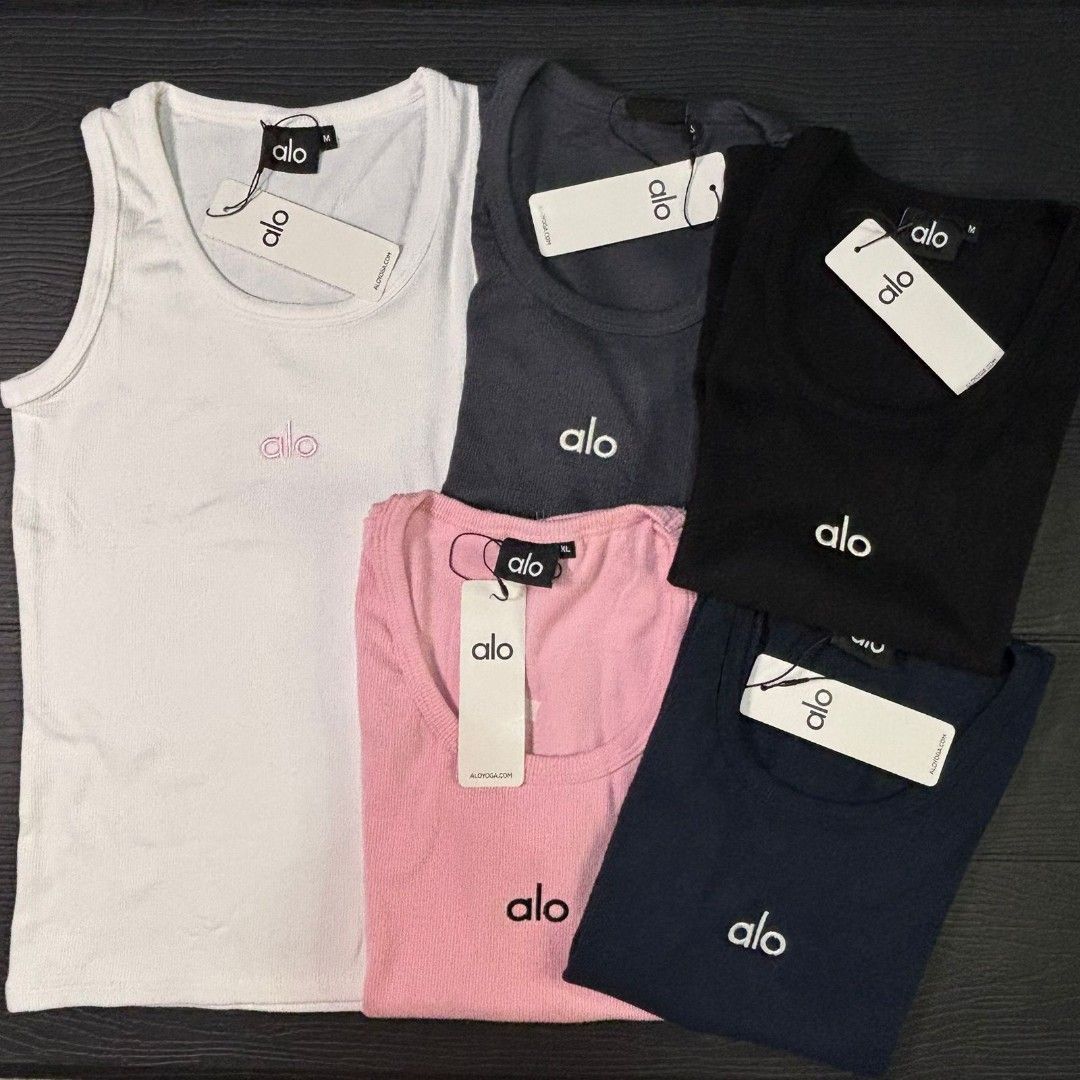 Alo Sando tank top cotton ribbed (Category: Sleeveless) located in Tuguegarao City. Submitted by jhazfinds (Listing ID 1397236739, Image 1). Description: Cotton ribbed, full length Body hugging Brandnew with hang tag and wash tag Pink: S,M,L,XL White: S,M,L,XL Black: S,M,L,XL Gray: S,M,L,XL Navy: S,M,L,XL 📌 Mine basis / direct message 📌 1 day Reservation Only 📌No COD, Payment first before shipping 📌shipping via J&t only (SF c/o buyer) MOP: Gc