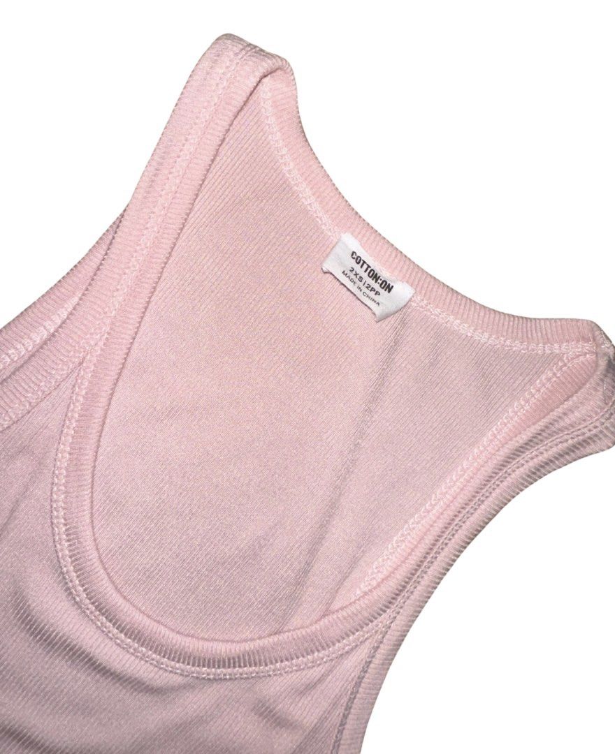Baby Pink Tank Top (Category: Sleeveless) located in Davao. Submitted by bubbytea.closet (Listing ID 1397390569, Image 2). Description: Cotton on.