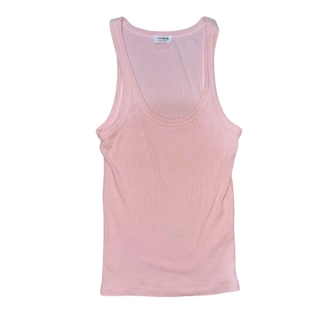 Baby Pink Tank Top (Category: Sleeveless) located in Davao. Submitted by bubbytea.closet (Listing ID 1397390569, Image 1). Description: Cotton on.