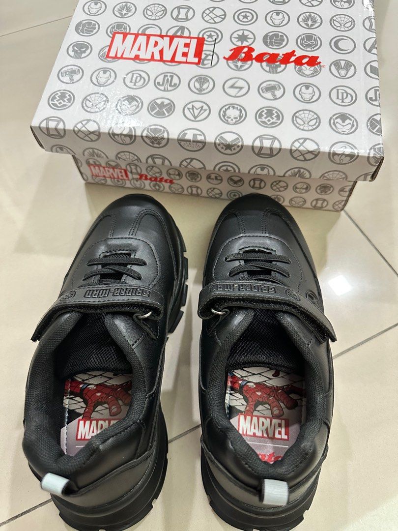 Bata Marvel (Category: Babies & Kids Fashion) located in Rawang. Submitted by alice134 (Listing ID 1397262294, Image 1). Description: Kid shoe size uk 3 Brand New RM38 Original price is RM79.90.