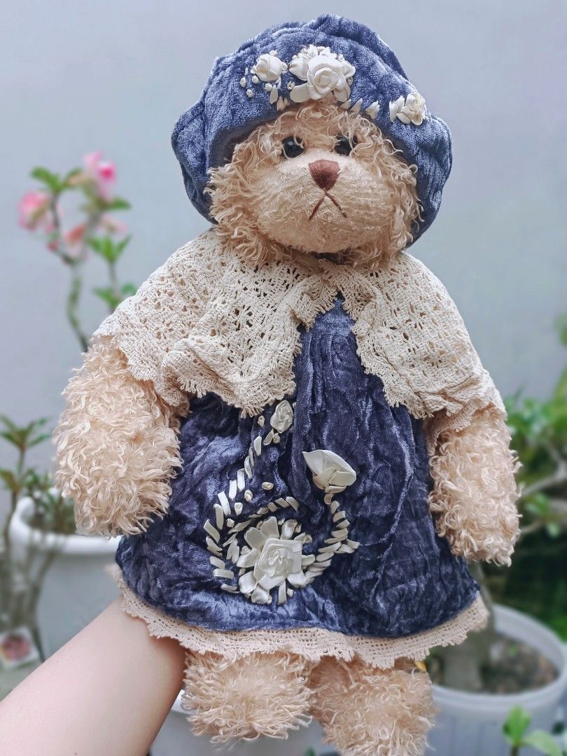 Boneka Vintage Teddy Settler Bears Australia Plush Stuffed Collectible Bear