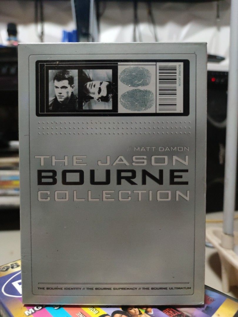 Dvd: Jason Bourne Collection set (original) (Category: CDs & DVDs) located in Quezon City. Submitted by gwift (Listing ID 1397239379, Image 1). Description: Jason Bourne Collection- Matt Damon -original dvd - can be picked up at project 7, Q.C., near Sm north edsa get a 10% discount for a single purchase of 1k and up.