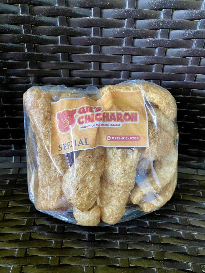 Gil’s Chicharon (Category: Packaged & Instant Food) located in Pateros City. Submitted by rdrd23 (Listing ID 1397300836, Image 3). Description: 📣 CHICHARON LOVERS, ASAN NA KAYO?! Tikman ang Gil’s Chicharon Hindi lang malutong - kundi Malinamnam! ✅ Fresh ✅ Malutong ✅ Tatlong klase: Backfat, Puro, Special ➡️ Pampagana, para sa mga hanap ay hindi lang crunch kundi lasa rin. “Gawang Sta. Maria, Bulacan – Tunay na Chicharon na Walang Kapantay!” Nagbi