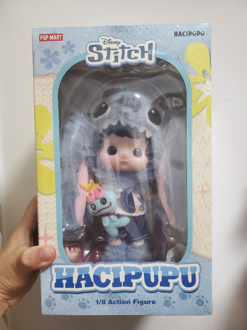 POPMART HACIPUPU スティッチ 可動ぬいぐるみ 人形 BJD1:8 POP MART
