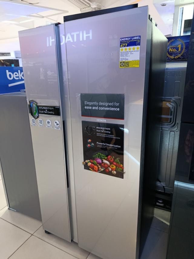 HITACHI INVERTER REFRIGERATOR (Category: Refrigerators and Freezers) located in Quezon City. Submitted by maryann5721 (Listing ID 1397369979, Image 1). Description: HITACHI INVERTER REFRIGERATOR Rw660pg7-1ggr Srp 74,900 Cash 55,000 Rw660pg7-1gbk Srp 74,990 Cash 55,000 Rs700pgo-1gbk Srp 86,990 Cash 64,000 Rs700pg0-1gs Srp 86,990 Cash 67,500 Rwb640pg1-1gck Srp 87,990 Cash 64,768 Rw640vg0-1gbk Srp 99,990. Cash 73,000 Rwx740kse xk Srp 249,990 Cash 18