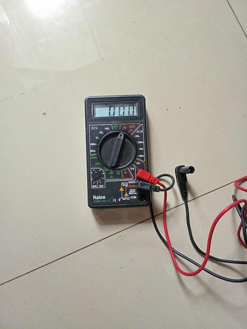 Kaise DMM KU 11 Multi Tester Working Php650 (Category: Construction Tools & Equipment) located in Taytay. Submitted by houseofcut11763 (Listing ID 1397307776, Image 2). Description: Kaise DMM KU 11 Multi Tester Working Php650.