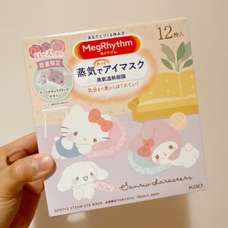 Kao 花王 MegRhythm 玫瑰花香 蒸氣溫熱眼膜 Steam Eye Masks - Sanrio Characters 限定款 (Hello Kitty, My Melody, Cinnamoroll)64243933995523110