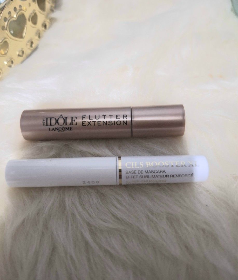 Lancome Mascara Set (Category: Makeup) located in Las Pinas. Submitted by mystic_tragicallychic (Listing ID 1397290255, Image 3). Description: LANCOME MASCARA SET Lash Idole Flutter Extension 2ml CILS Booster XL Super- Enhancing Mascara Base 2.07ml All items are guaranteed authentic or your money back 💯.