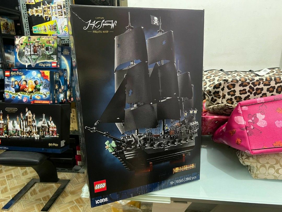 Lego 10365 Captain Jack Sparrows Pirate Ship (Category: Lego & Building Sets) located in Manila. Submitted by agsbeagle888 (Listing ID 1397341205, Image 1). Description: We sell various collections of Lego original sets, Technic, Icons, Arts,Star Wars, Harry Potter,Disney, Speed Champions,Architecture,Marvel / DC ,Monkie Kids, Super Mario, Dreamzz, Creator,Ninjago, Sonic The Hedgehog, Minifigures, Lego Keychains Feel free to inquire models that y