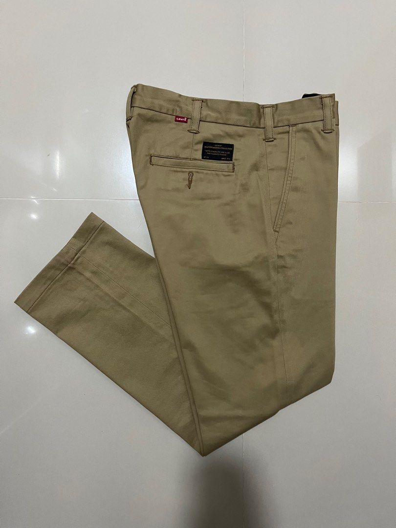 LEVIS SKATEBOARDING PANTS (Category: Chinos) located in Del Monte. Submitted by rjaybots (Listing ID 1397325587, Image 1). Description: levis skateboarding chino pants khaki brand new.