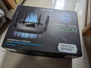 Linksys AC2200 Tri-Band Gaming Mesh WiFi Router MR830064241969705218110