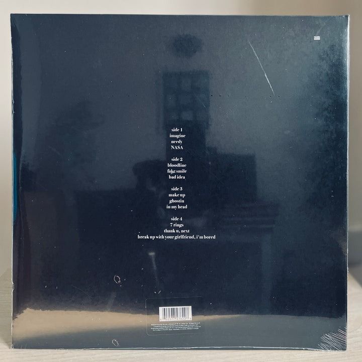[LP, Sealed] Ariana Grande - Thank U, Next LP (Category: Vinyls) located in San Pablo. Submitted by siestaspins (Listing ID 1397253593, Image 2). Description: Condition: Sealed Deal Method: Mailing & Delivery Tracklist: A1 Imagine A2 Needy A3 NASA B1 Bloodline B2 Fake Smile B3 Bad Idea C1 Make Up C2 Ghostin C3 In My Head D1 7 Rings D2 Thank U, Next D3 Break Up With Your Girlfriend, I'm Bored.