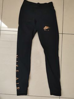 Air Leggings Nike Rose Gold Metallic Pants Nike Pro Long Tights