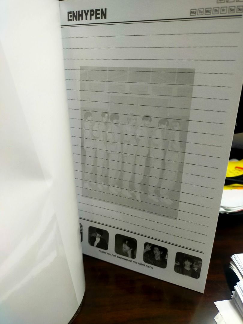 NOTEBOOK AND MEMORY BOOK (Category: K-Wave Merchandise) located in Manila. Submitted by pearl_alex (Listing ID 1397260796, Image 2). Description: NOTEBOOK: ENHYPEN BLACKPINK BTS IKON EXO EXO-MEMORY BOOK.