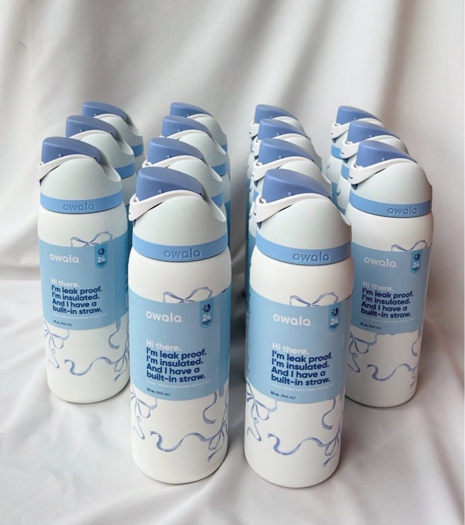 Owala Tied And True Blue Bows || 32 oz ( RESTOCKED 100% Authentic