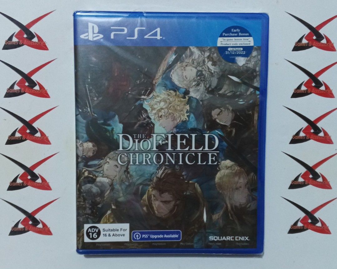 PS4 PlayStation 4 Game The DioFIELD Chronicle (Category: PlayStation) located in Valenzuela. Submitted by tasha503 (Listing ID 1397386805, Image 1). Description: DioFIELD Chronicle (Brand New) Genre: Strategy JRPG English R-3 Condition - Overall 10/10 (Sealed) WYSIWYG Check the Pics Check my Other Listings. Salamat Po.