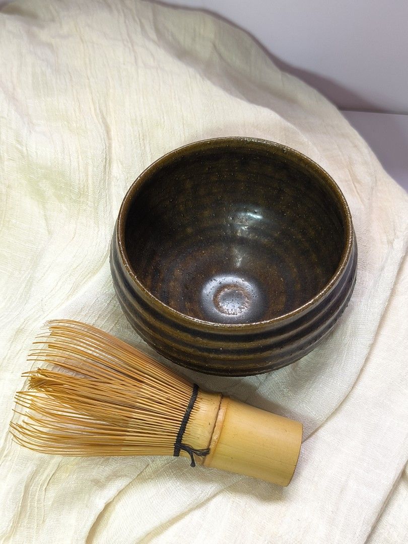 Rustic Chawan bowl (Category: Other Kitchenware & Tableware) located in Pangil. Submitted by kopee_matcha (Listing ID 1397277409, Image 2). Description: Chawan (chasen not included) Size bowl : D 4" x H 3.1" Price : 320 Mine /M Courier: J&T Mop: Gcash/Maribank /Bdo (Not included in 10:10 sale) #chawan #matchabowl #matcha #teaset #japansurplusphilippines #japansurplus #teapot #tableware #coffeelover.
