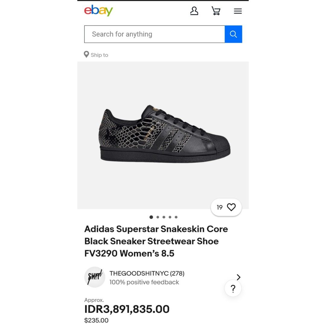 adidas gazelle silver green womens Adidas Superstar Snakeskin Core Black main image 1