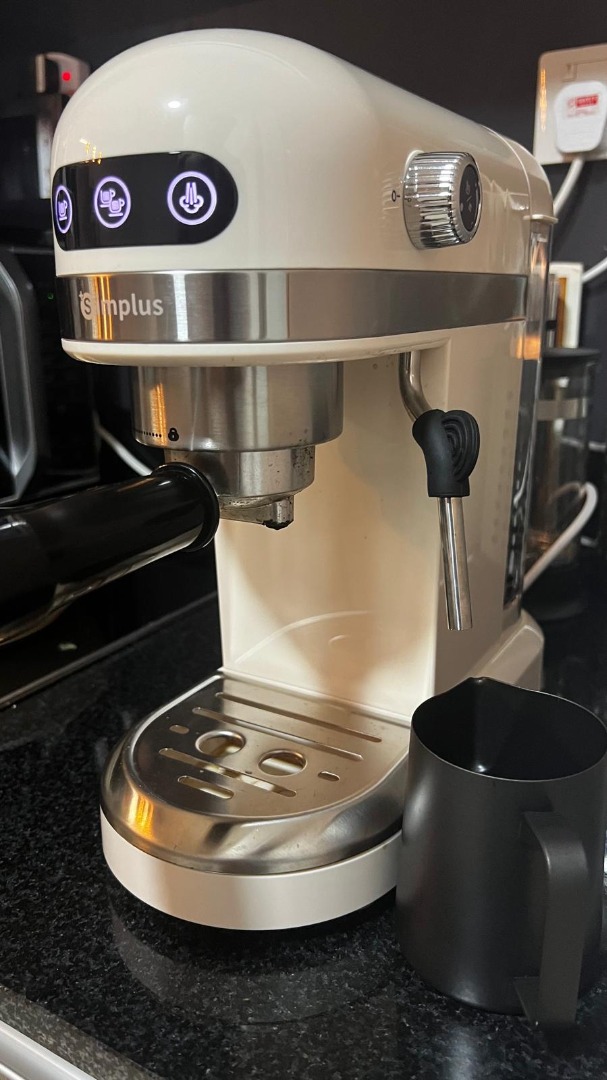 Simplus Espresso Machine - Cream, TV & Home Appliances, Kitchen ...
