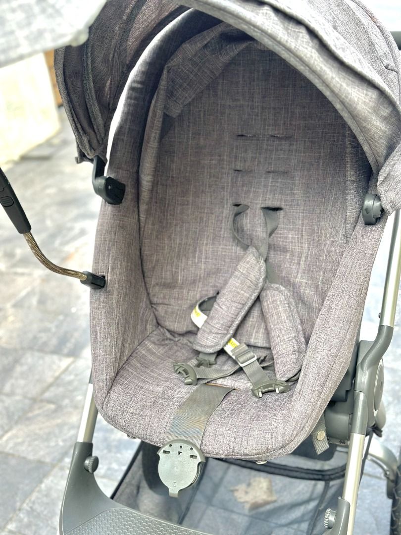 Stokke SCOOT Stroller with Umbrella (barely used) (Category: Strollers) located in Bacolod City. Submitted by larahg (Listing ID 1397407368, Image 3). Description: Stokke a Norwegian company made Scoot, lightweight compact luxury strollers on the market with a built in reversible seating option. -Clean Nordic design, sleek feel -45 pound weight limit for the child -There is a 3 position recline in the V2 -Reversible seat -Large-enough canopy -Adj