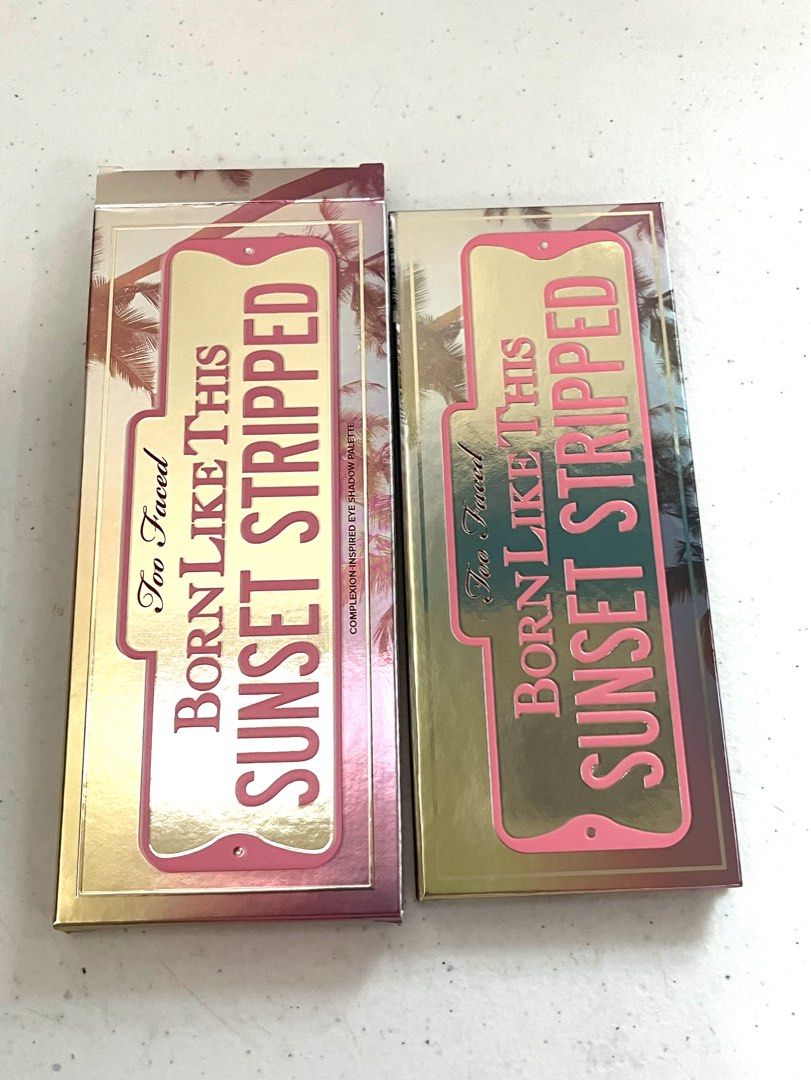TOO FACED BORN LIKE THIS SUNSET STRIPPED (Category: Makeup) located in Manila. Submitted by luxeclassyshop (Listing ID 1397273407, Image 1). Description: TOO FACED BORN LIKE THIS SUNSET STRIPPED Shades .