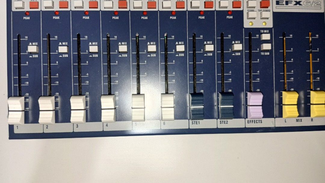 Trident EFX 6/2 Audio Mixer (Category: Other Audio Equipment) located in Quezon City. Submitted by dadadeyn (Listing ID 1269087319, Image 3). Description: Original 101% no hidden issue No repairs All features are working Effects on monitor Matigas pa mga fader No kalawang Bluetooth Pwd iconnect sa laptop Test to sawa Fresh Rfs. Emergency.