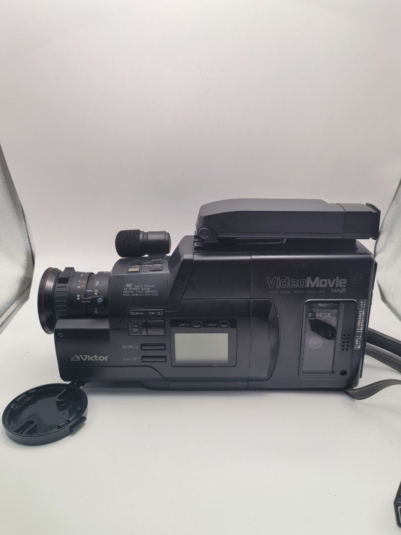 Video Movie camcorder (Category: Cameras) located in Cebu City. Submitted by dudes_villanueva (Listing ID 1397252386, Image 1). Description: Video Movie camcorder Brand: Victor Model: GR-45. Note: Untested‼️‼️‼️ No Battery Pack. Sold as is. All sales final and Non-refundable. 📌This model is also known as the JVC GR-45. It is a VHS-C camcorder, often sold as a collectible or prop. 📌Model: Victor Video Movie GR-45 (also known as JVC GR-45) 📌Type