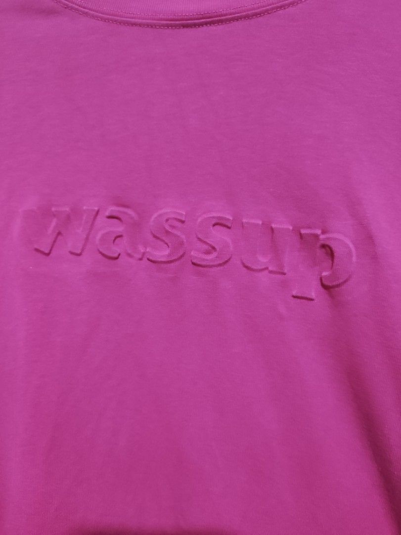 WASSUP PULLOVER (Category: Activewear) located in Romblon. Submitted by teppthrift. (Listing ID 1397325571, Image 2). Description: WASSUP PULLOVER PINK MEDIUM ON TAG NO ISSUE 9.8/10 CONDI.