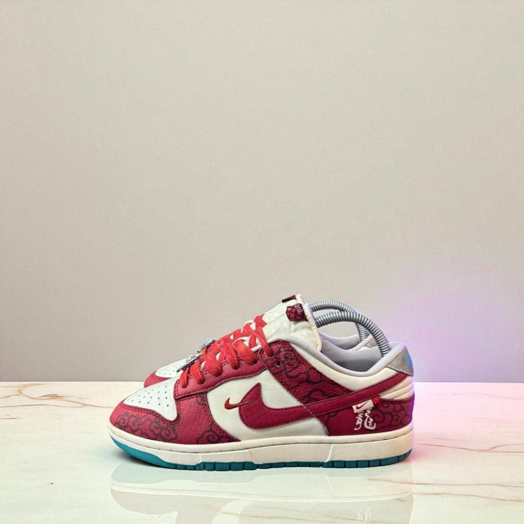 [41] NIKE DUNK LOW RED SPECIAL CNY MOCCASINS [A8-471] (SEPATU SHOES)  SECOND, THRIFT, BEKAS, PRELOVED, USED PyZBXI0Mzr