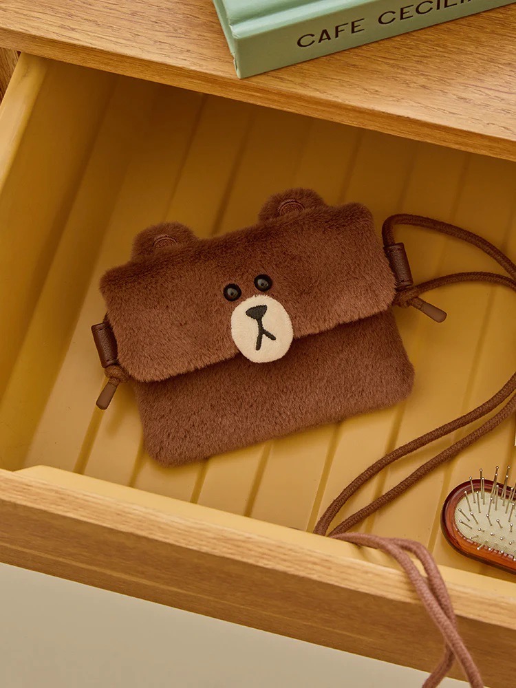 🆕 #LineFriends代購 KR🇰🇷 📦訂購 韓國代購 Line Friends HUG BROWN SEASON 4 2WAY ...