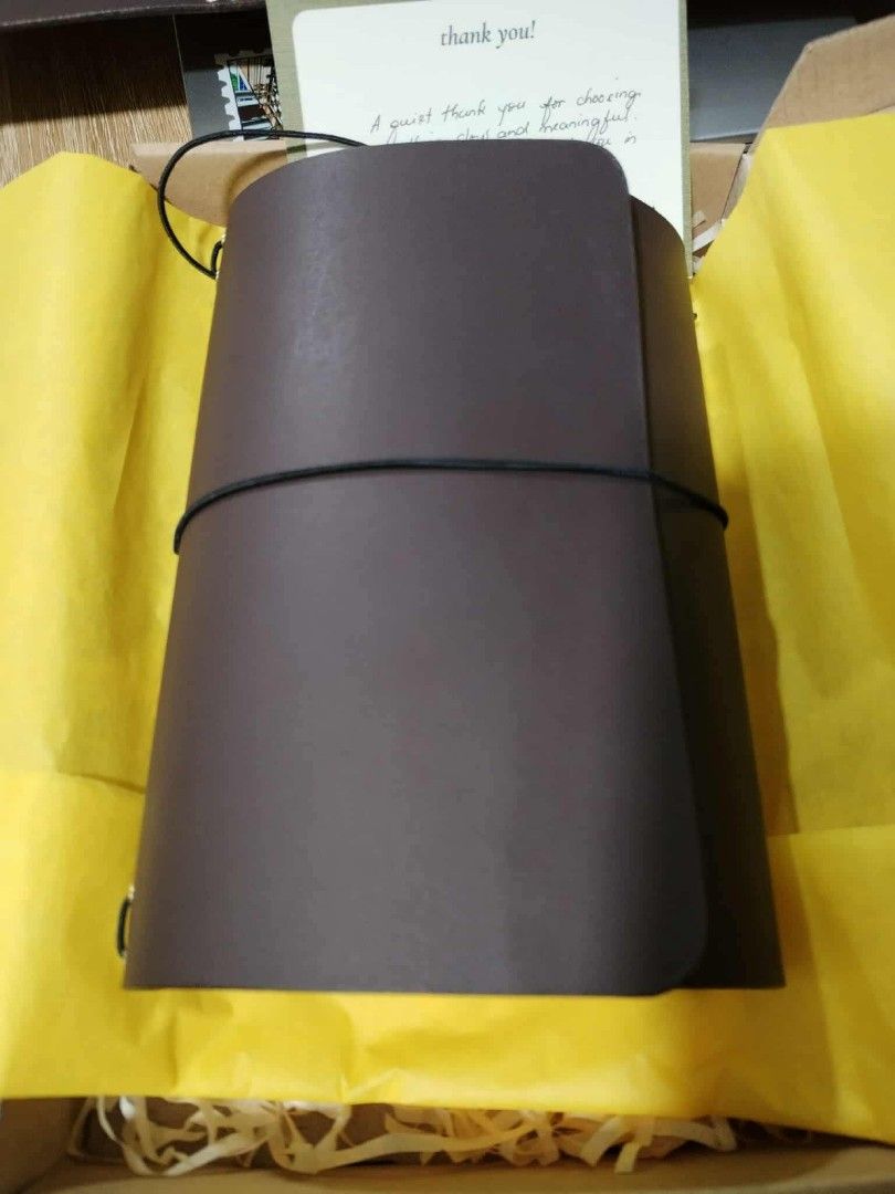 A6 Leather Journal (Category: Stationery & School Supplies) located in Quezon City. Submitted by rawrdinorawr (Listing ID 1401702699, Image 1). Description: Gifted. Unused.